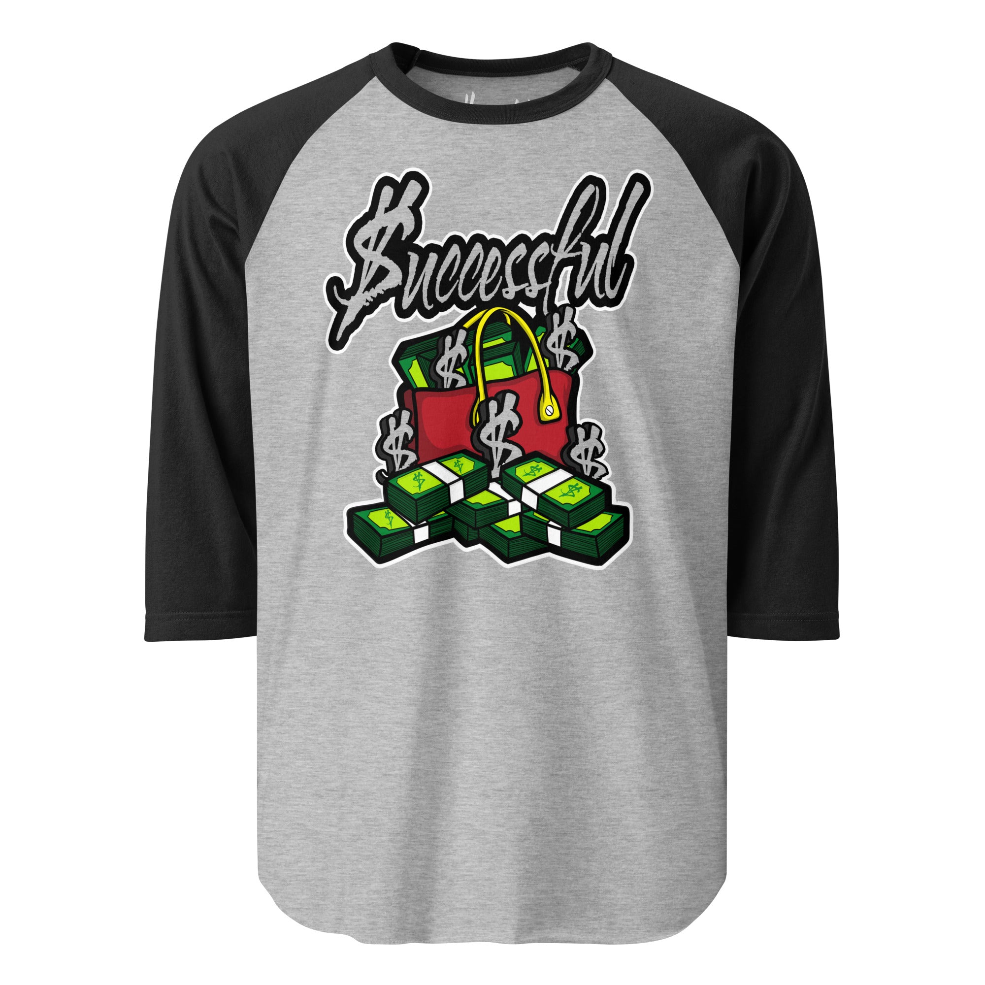 3/4 sleeve raglan shirt