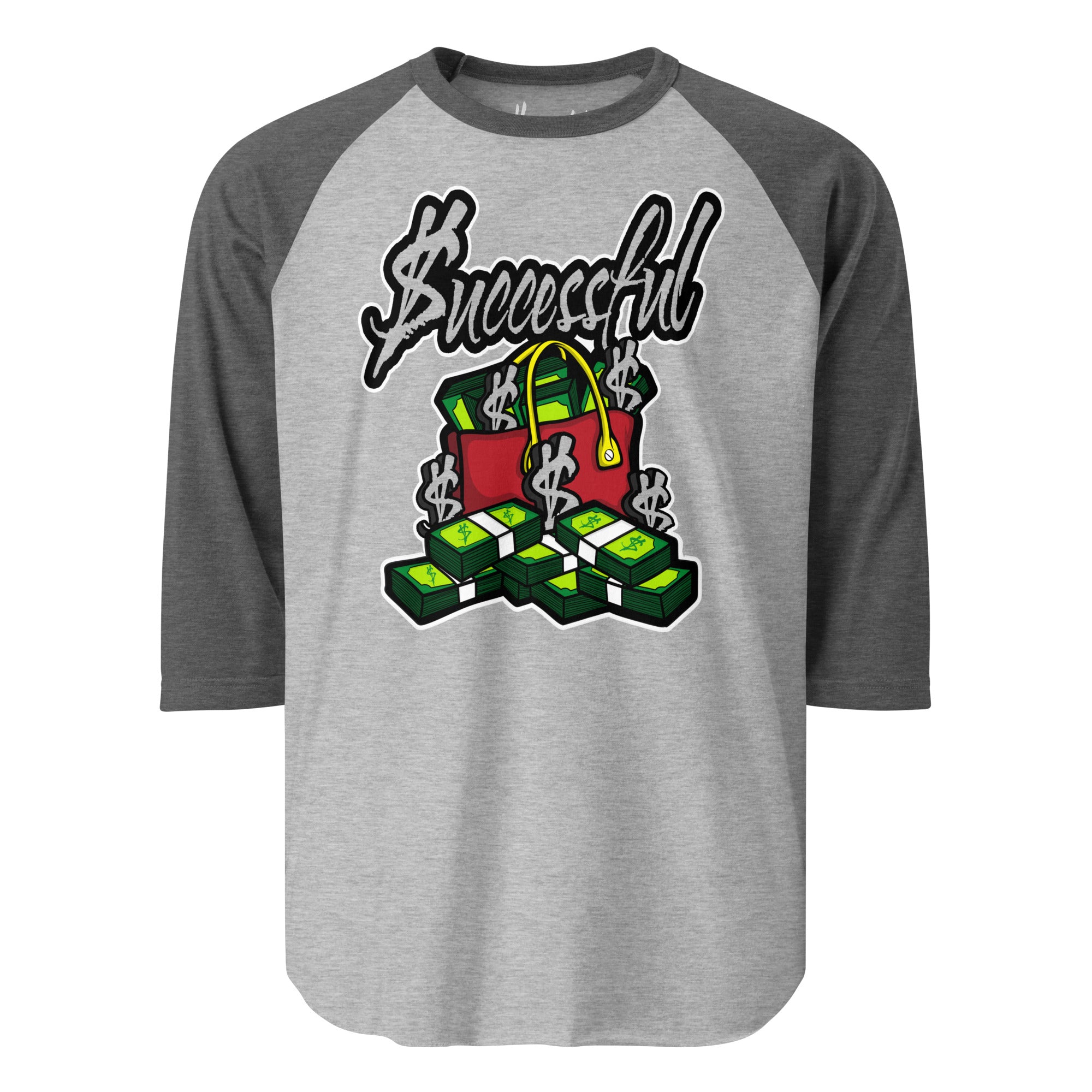 3/4 sleeve raglan shirt