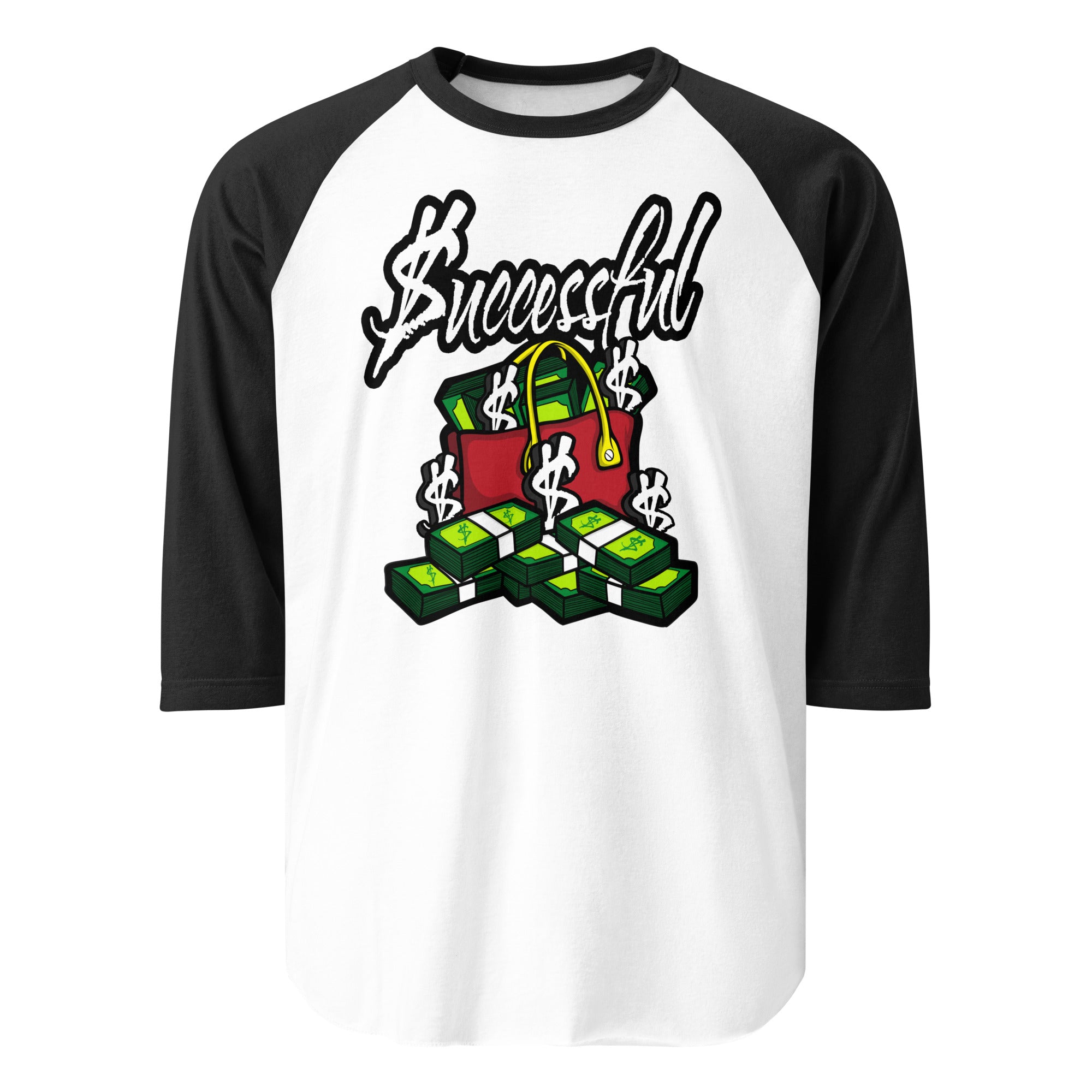 3/4 sleeve raglan shirt