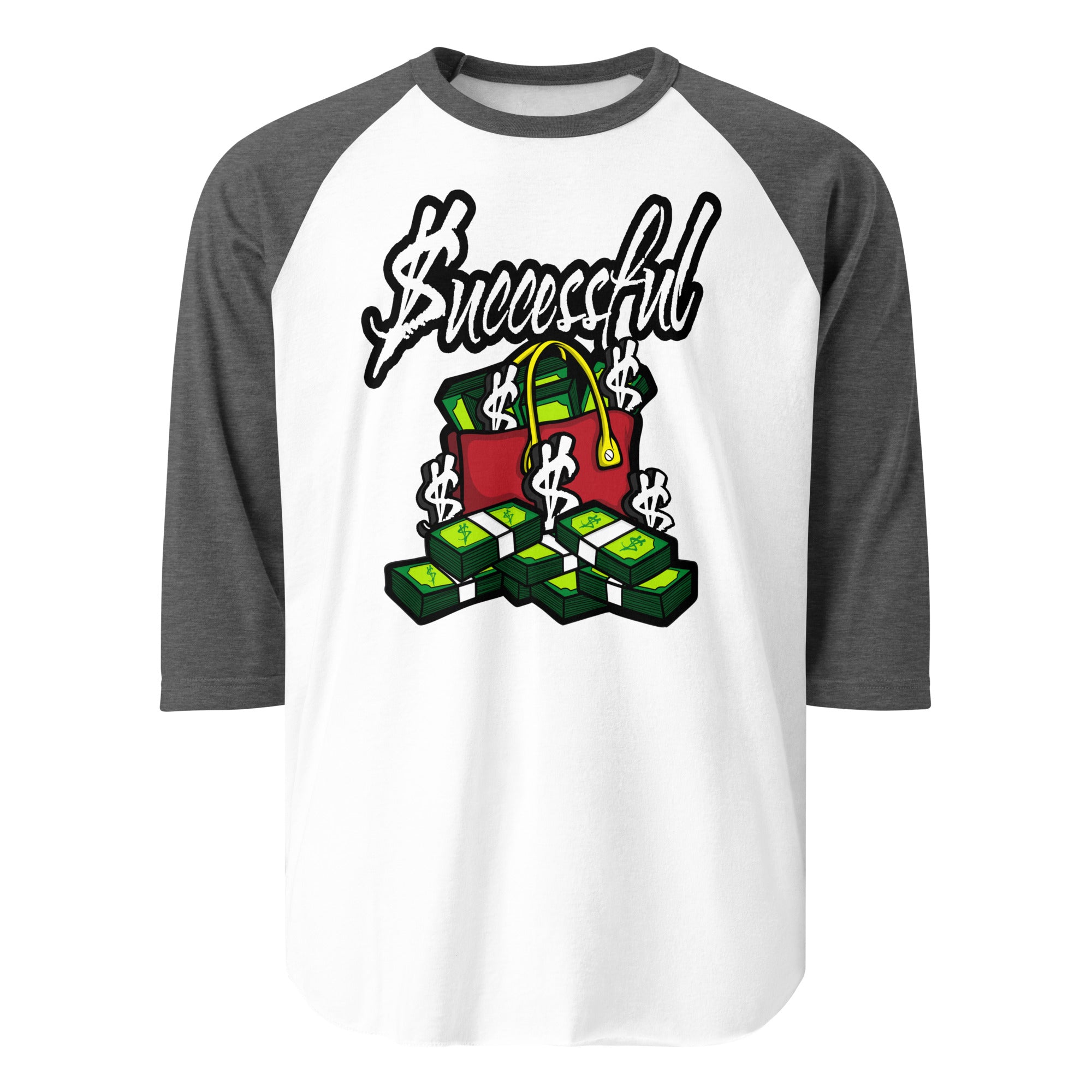 3/4 sleeve raglan shirt