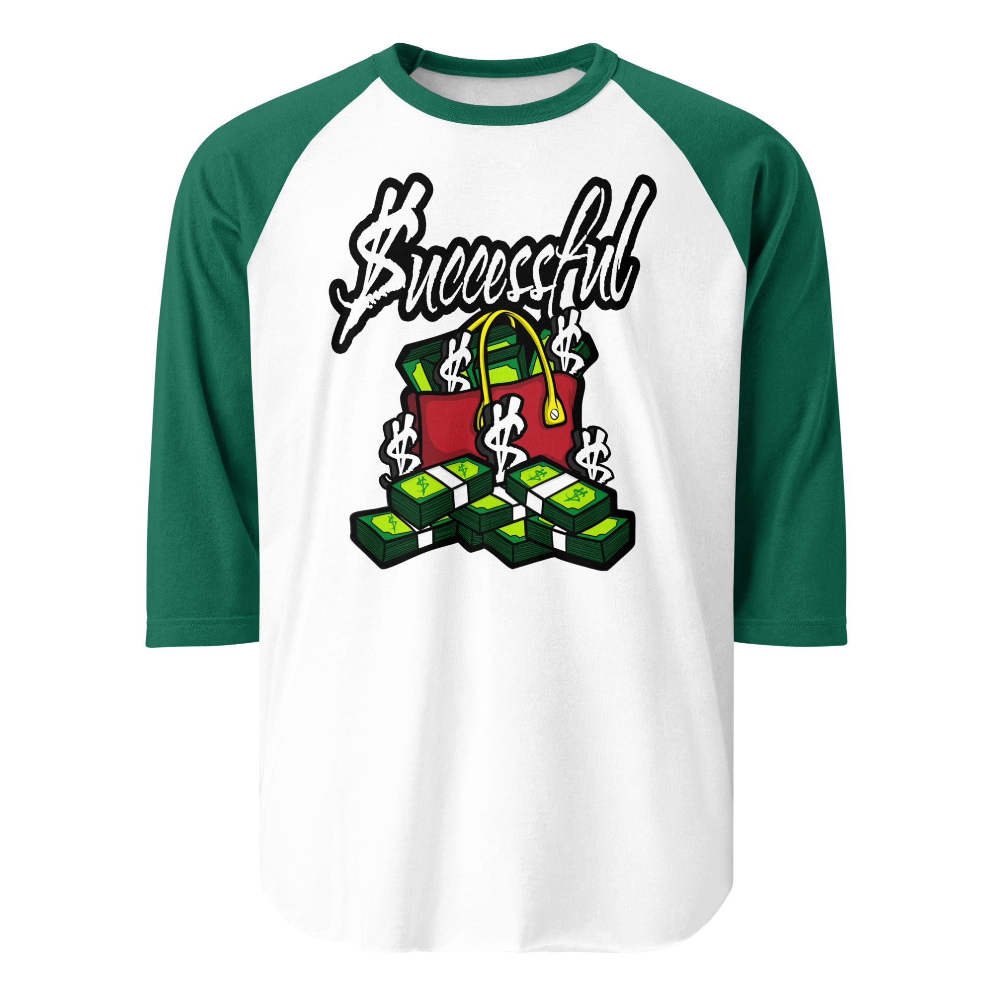 3/4 sleeve raglan shirt