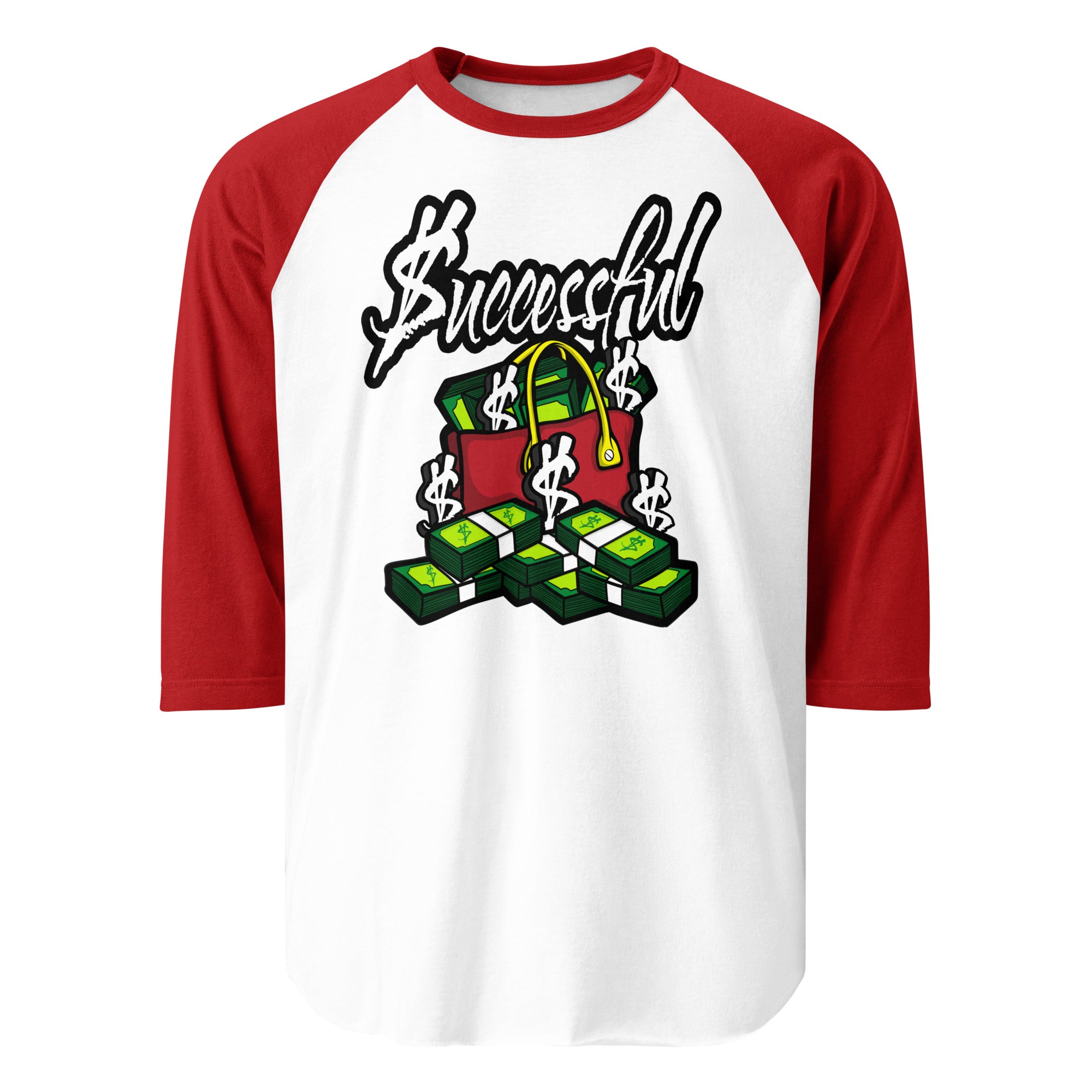 3/4 sleeve raglan shirt